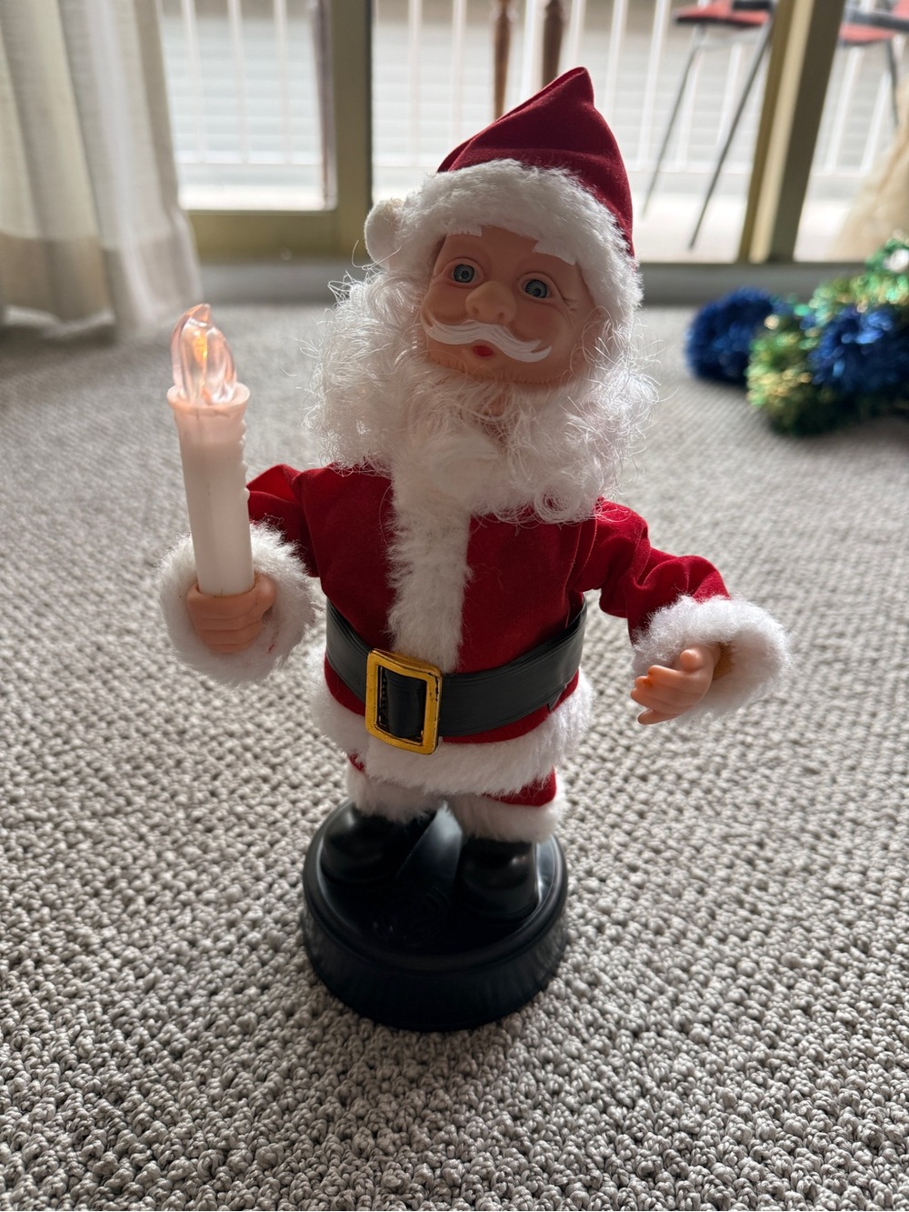 Classic Red Santa Figurine Holiday Decor